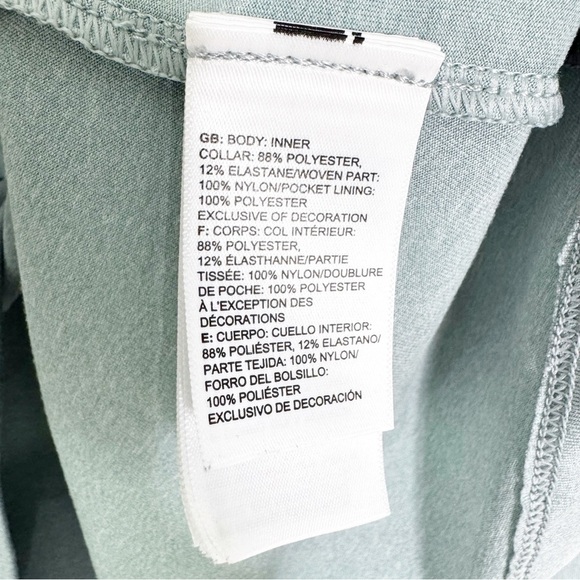 The North Face Riseway 1/2 Zip Top Womens Long Sleeve with Thumbholes Size M - Picture 12 of 15